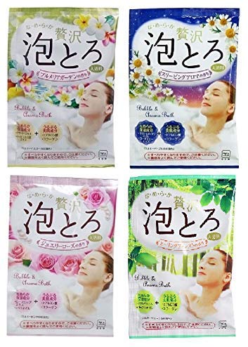 Amazon | Room888 お湯物語 贅沢泡とろ 入浴料 30g x 4種20個セット